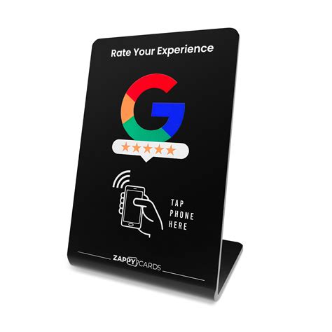 google review nfc tag|zappy Google review stand.